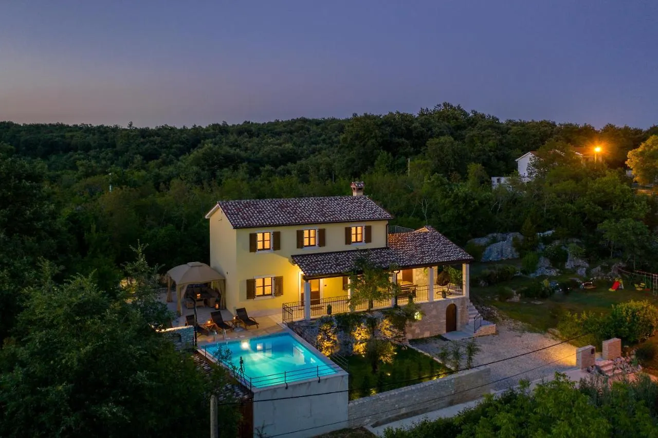 Villa Gogli With Private Pool In Rabac Labin Nedeščina 0*,